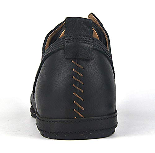 Image of OSSTONE Moto Boots for Men Fashion lace-up Leather Chukka Boots Casual Shoes OS-6015-1-RED-BROWN-R