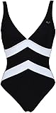 ARENA Badeanzüge Damen Bodylift Badeanzug Vera C-Cup Black-White 38