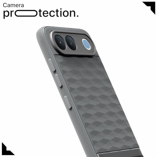 Image of Outlouders Back Cover for Vivo S2 5G | Full Camera Protection | TPU Soft Flexible Shockproof Bumper Case (Grey)