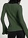Cicy Bell Womens Bell Long Sleeve Knit Tops Lightweight Pullover Sweaters 2025 Trendy Going Out Fall Winter Fashion Outfits Green