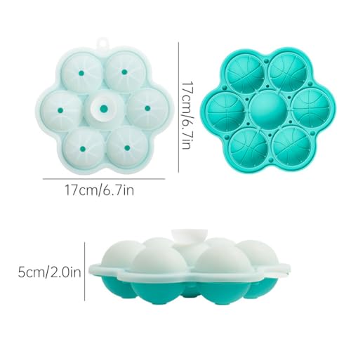 Molde para cubitos de hielo esféricos de silicona miniatura 2