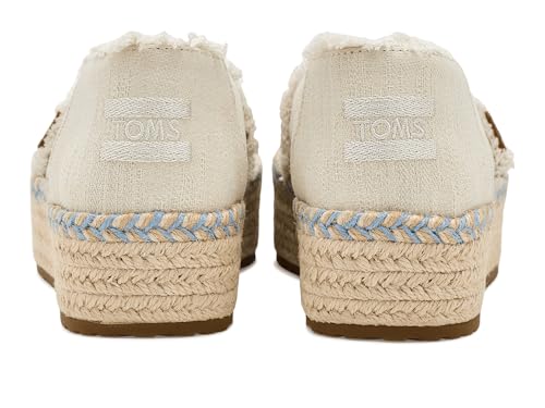 Image of TOMS Women's Valencia Platform Espadrille, Textile Upper, OrthoLite Insole
