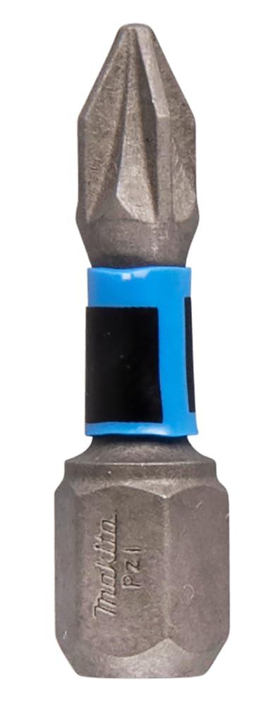 Makita Impact Premier Torsion Pozi Screwdriver Bits PZ1 25mm Pack of 2