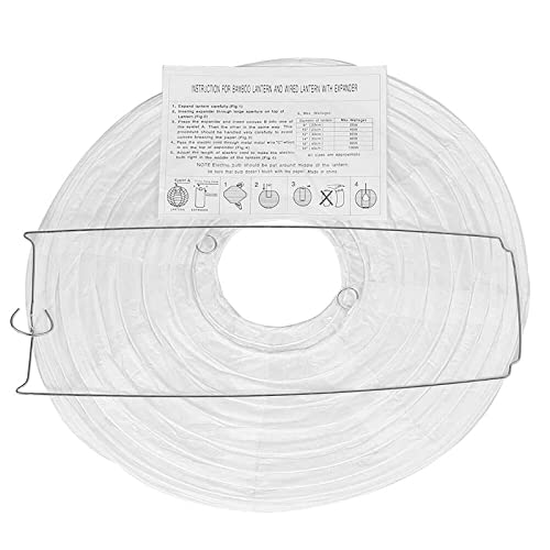 Papierlaternen-Dekoration, handgefertigter Lampenschirm aus Papier, 30 Stück, 10,2–30,5 cm, weiß, hellrosa, Rosen-Papierlaterne, runde Laterne, Papier-Lampion, Hochzeit, Outdoor, Hängedekoration, Papi