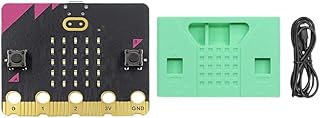 wiianoxd BBC : Bit V2.2 Set Built-in Speaker Microphone Touch Programmable Learning Development Board Protective Case + USB Cable A