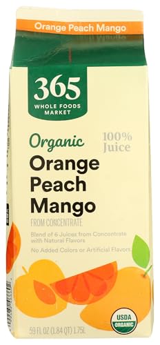 Image of 365 by Whole Foods Market, Organic Orange Peach Mango Juice, 59 Fl Oz