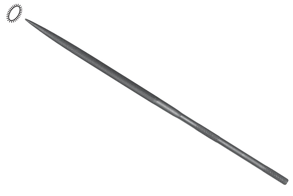 Grobet Swiss Pattern Nadelfeile 15,2 cm Oval Cut 2