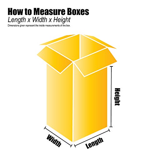 Image of TOP PACK SUPPLY 12 x 12 x 72 Corrugated Cardboard Boxes, Tall 12 inchL x 12 inchW x 72 inchH, Pack of 10 | Shipping, Packaging, Moving, Storage Box for Home or Business, Strong Wholesale Bulk Boxes