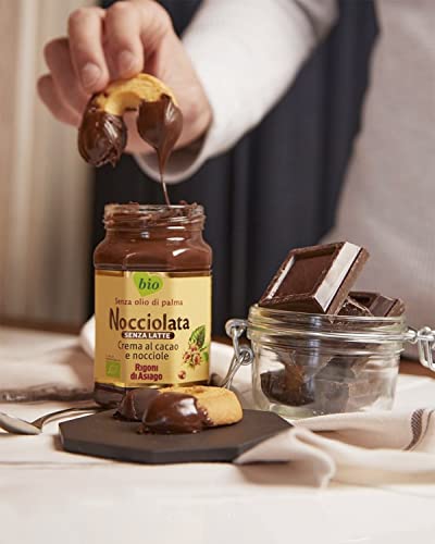 Rigoni Di Asiago Nocciolata Organic Hazelnut Spread, Dairy Free, 9.52 Oz (6 Count) #TOP3