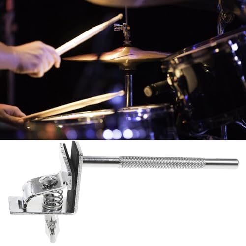 Mikinona Cowbell Clamp Soporte de Montaje para Bombo, Soporte Estándar para Cowbell con Fijación de Aro para Accesorios de Percusión miniatura 6