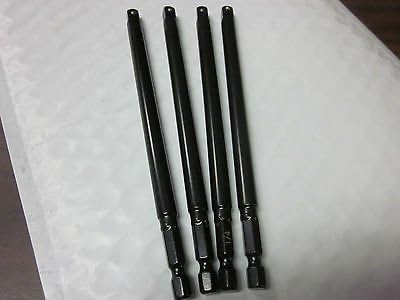 4 IMPACT 1/4" POWER EXTENSION 6" BIT SOCKET DRIVER FITS DEWALT DRILL SCREW GUNS