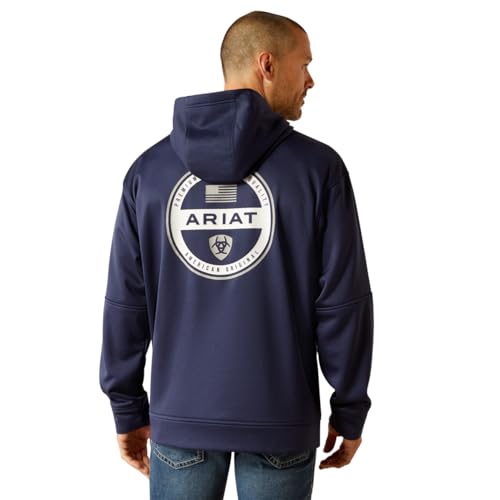 Ariat Men's Tek Fleece 2.0 American Circle Hoodie2