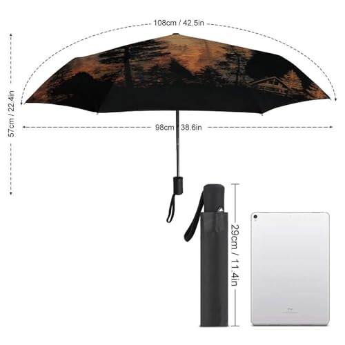 Parapluie pliant ours robuste contre le vent et les intempéries - 2