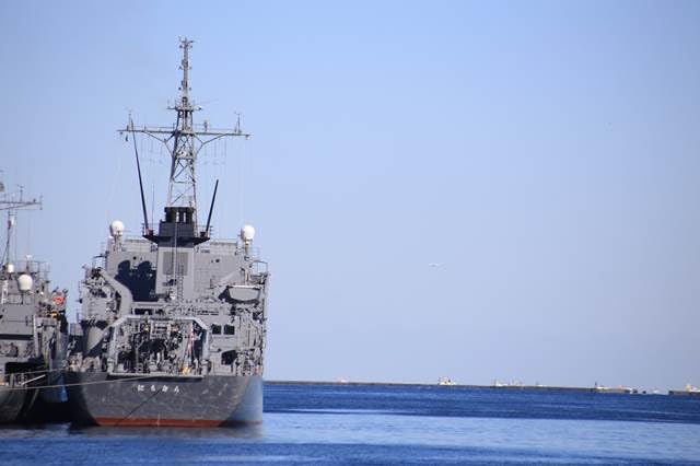 海上自衛隊 あかし 海洋観測艦 ハガキ ポストカード 進水