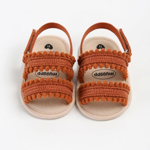 Image of Infant Baby Boys Girls Summer Sandals Party Wedding Dress Flats Shoes Newborn Crib Shoes First Walkers Prewalkers 0-18 Months