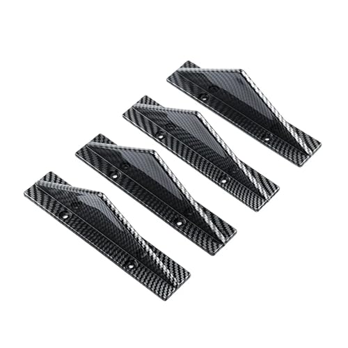 Kit diffuseur de lèvre pare-chocs arrière modifié aileron requin noir