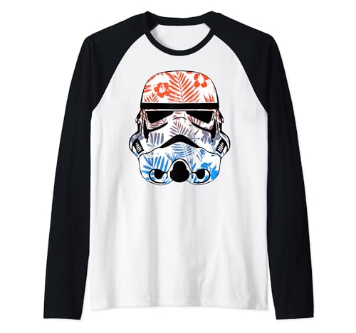 Star Wars Stormtrooper t-shirt avec motif de casque tropical