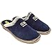 Price comparison product image Nordikas Natala III Womens Faux Fur Lined Suede Mule Slippers 4 UK Marine Blue