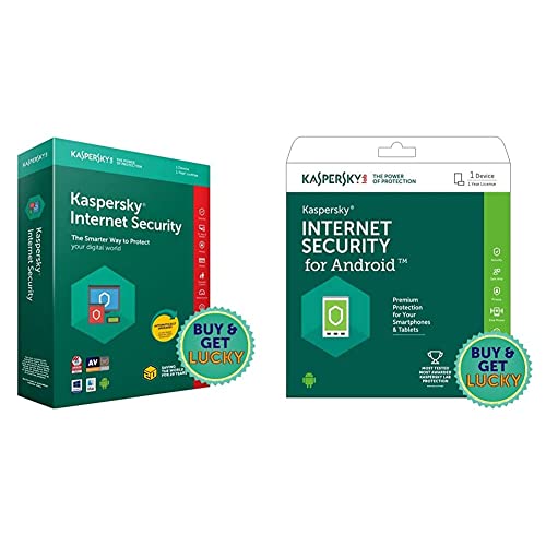 Image of Kaspersky Internet Security Version - 1 PC, 1 Year (CD)+Kaspersky Internet Security for Android Version- 1 Device, 1 Year (Activation Key Card)