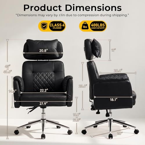 Luxury leather executive chair