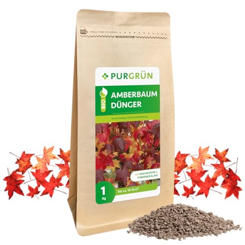 Purgrün® Bio-Amberbaum-Dünger 1 kg – Organisch-mineralische...