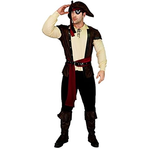 SEA HARE Adult Men's Luxury Pirate Fancy Costume Outfits Cover