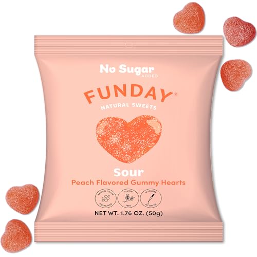Sour Peach Flavoured Hearts