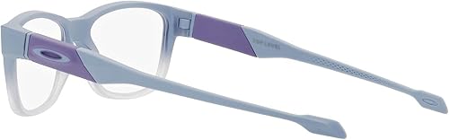 Miniatura 5 de Oakley Oy8012 - Marcos cuadrados para gafas graduadas de nivel superior, Lente mate Stonewash Clear FadeDemo Lens