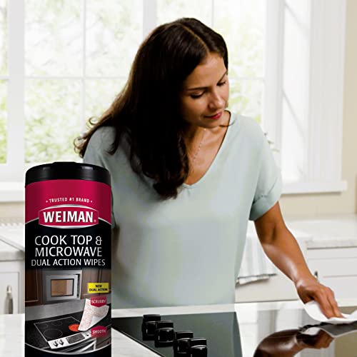 Weiman 90PK2 Glass Cooktop And Microwave Wipes - 2 Pack - Cleaner thumb #4