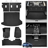 Powerty Floor Mats for 2025 2026 Chevrolet Chevy Equinox (Non EV) / GMC Terrain Car Mat, All Weather TPE Custom Cargo Liner Seat Back Cover Protectors Accessories (Floor Mats+Backrest Mat+Trunk Mat)