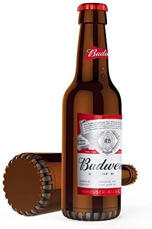 Budweiser Bluetooth Bottle Speaker Authentic Design Wireless Budweiser Red Speaker, Loud Audio Beer Speaker- Bud Weiser Red