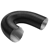 Oidnvay 76mmアルミホイルヒーターホース予熱器ホース6000Wエアヒーターアウトレットカーエアダクトドレンホース用