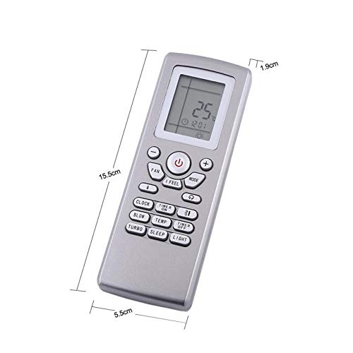 Calvas, telecomando di ricambio ABS per climatizzatore Gree Yt1f Yt1ff Yt1f1 Yt1f2 Yt1f3 Yt