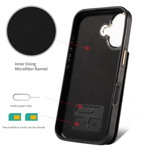 Étui antichoc iPhone 16 S. Tedazo pour éviter les rayures et le vol de données