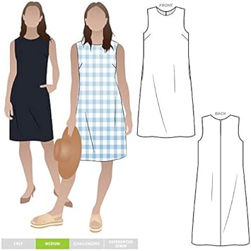 Style Arc Sewing Pattern - June Sheath Dress Sizes 04-16