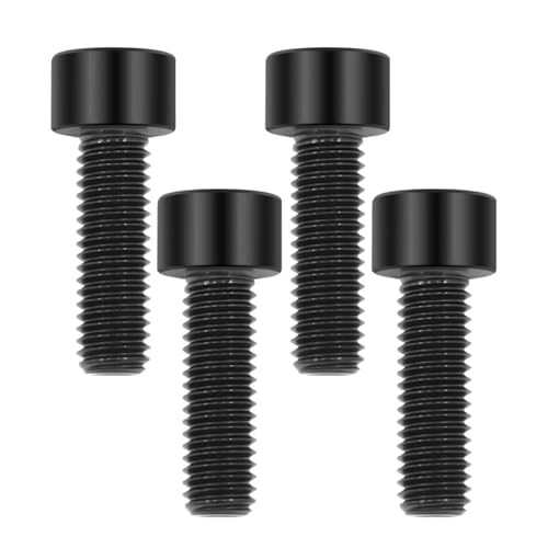Image of M8x25 Titanium Bolts Hex Socket Cap Screw, Black, 4PC