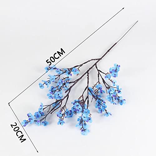 Babys Breath Artificial Flowers 10 Bulk Faux Silk Flower European Fake Plants Diy Bouquet Real Touch Fake Floral For Office Kitchen Wedding Restaurant Centerpieces Christmas Party Decor (White) #TOP5