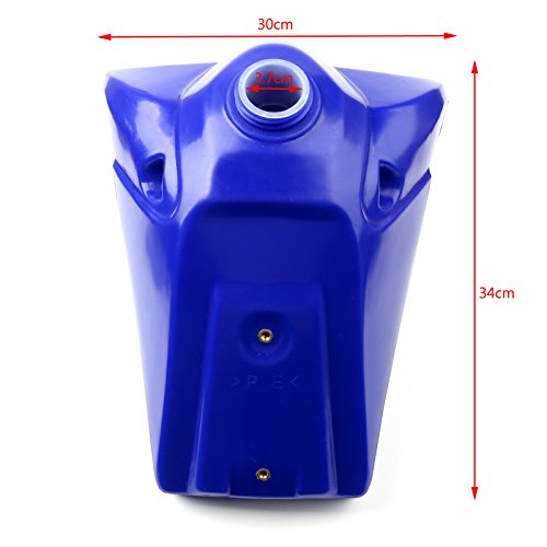 Artudatech, Fuel Gas Tank Petrol Gastank Blue for Yamaha TTR125 TTR 125 2000-2007 5HP-24110-30-00