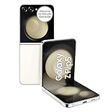 Samsung Galaxy Z Flip5 Faltbares Smartphone ohne Vertrag, Android-Handy, 256 GB, Ausdauernde Akku-Laufzeit, Klappbares Design, Creme, Inkl. 36 Monate Herstellergarantie [Exklusiv bei Amazon]