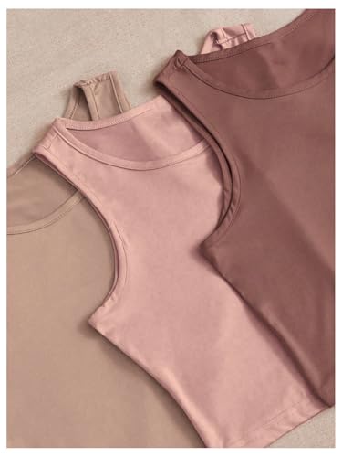 SOLY HUX Women's Pajamas 6 Piece Sleeveless Tank Top and Shorts Lounge Set Sleepwear4