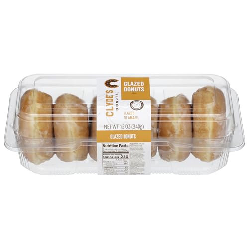 Clyde's Glazed Donuts, Frozen, 6ct