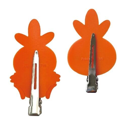 Marimo Craft PKM-673 Pokémon Hair Clip, Achamo, W 2.2 x H 2.2 inches (5.5 x 5.5 cm)