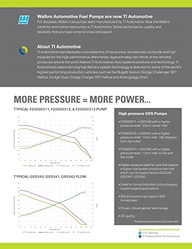 Walbro Gss342 Fuel Pump + 400-766 Installation Kit #TOP4