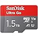 SANDISK Ultra Go Micro SDXC Speicherkarte 1.5TB + SD Adapter (Für Android Smartphones und Tablets, bis zu 150 MB/s Lesegeschwindigkeit) A1, Full HD Video, UHS-I, Class 10, U1, Für Amazon