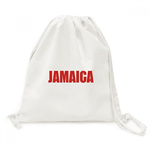 Sac de voyage Jamaïque rouge sac shopping en toile cordon résistant