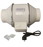 Rohrventilator Lüfter Badlüfter 100 125 150 200 mm 2 Stufen (100 mm)