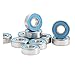 696 ZZ Bearing 6x15x5 mm 10Pcs 696ZZ RS 2RS Flange Handpiece Bearings for Strong Industrial Motors High Speed(696Ars 6x16x5mm)