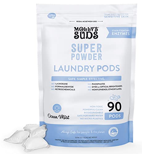Molly's Suds Super Powder Laundry Detergent Pods | Natural Extra ...