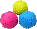 Dog Balls，Dog Ball for Small Medium and Large Pet Dog Squeaky Balls 3Pcs