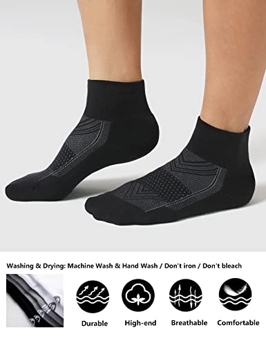 Cs Celersport Celersport 6 Pack Women'S Ankle Socks With Cushion, Sport Athletic Running Socks thumb #2